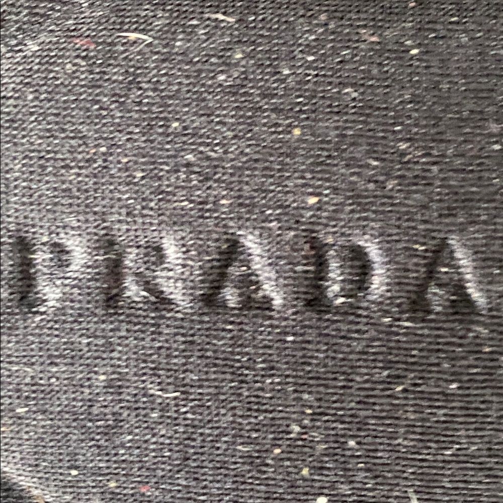 Prada Women's Brixxen Suede & Nylon Italy Made Sz 36.5 Designer Chic - Picture 12 of 16